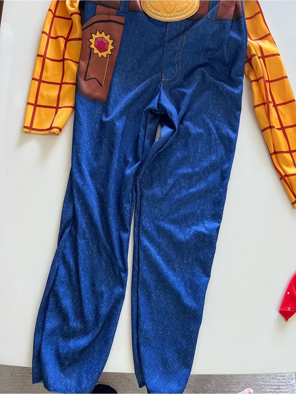 Disney Woody Cowboy Costume in Yellow, Blue, Brown - Picture 8 of 10